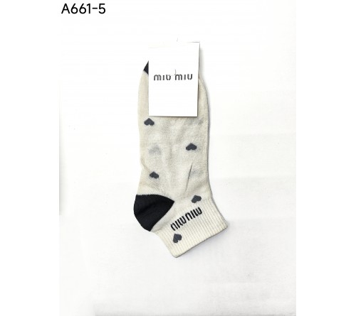 А661-5 Носки женск укороч. МИНИ сердечки