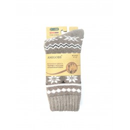 8401 Носки мужск. вербл.шерсть (вязан) AMIGOBS