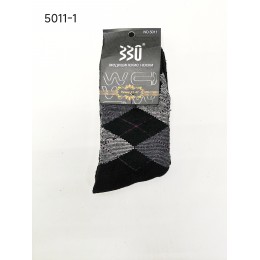 5011-1 Носки мужские махра мед.резинка 80%бамбук *330*