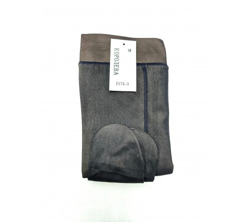 Д174-3 Колготки женск. 2ш.2я кожа р-р 48-50 КОРОЛЕВА