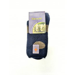 В933-1 Носки женск.60% кашемира махра без\рез мед  НАТАЛИ