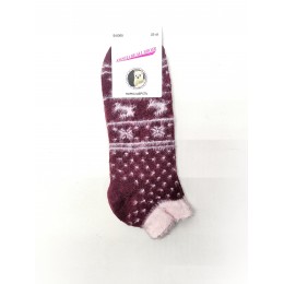 8065 Носки женск.укороч.85%шерсти 10%норки AMNHABEA