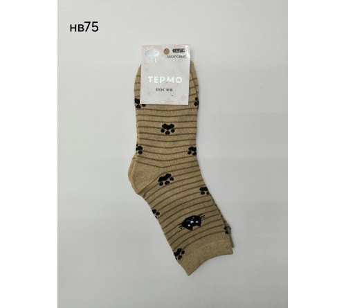 НВ75 Носки женск.махра длинные  BFL