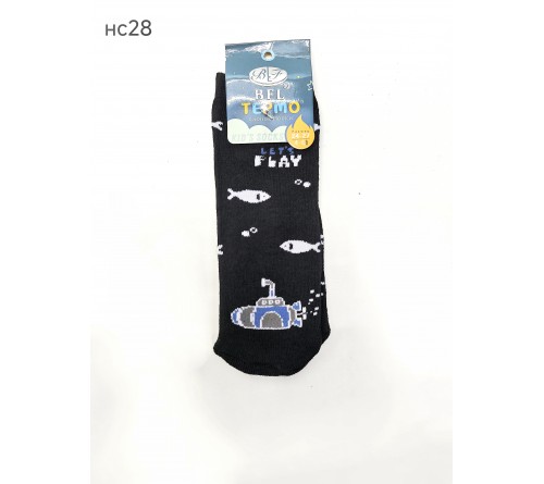 НС28 Носки детск.мальчик махра BFL  р-р 24-27 (4-6л)