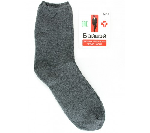3814 Носки мужск.махра. АНТИБАКТ. БАЙВЕЙ