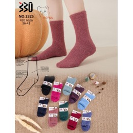 2325 Носки женск.из шерсти куницы ОДНОТОННЫЕ "330 2325 Носки женск.из шерсти куницы ОДНОТОННЫЕ "330