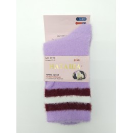 1202 Носки женск.куниц полос сверху НАТАША 1202 Носки женск.куниц полос сверху НАТАША