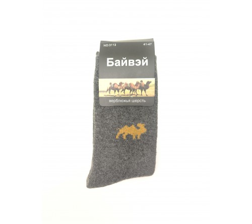 3113 Носки мужск.Собачья Ангора\Шерсть    БАЙВЕЙ