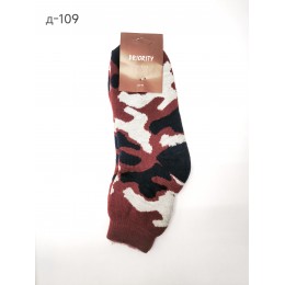 Д-109 Носки мужск.камуфляж 80% шерсти Priority