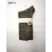 2987-4 Носки женск.шерсть ламы БАРХАТ   KATAY