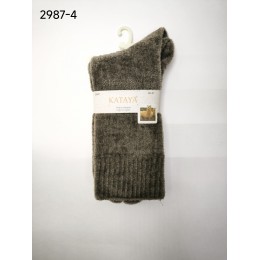 2987-4 Носки женск.шерсть ламы БАРХАТ   KATAY