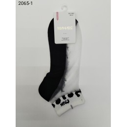 2065-1 Носки женск.сред.длинна х/б+капрон МИНИ