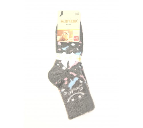 4815 Носки женск.мех норки 10шт МАСТЕР ХЛОПКА