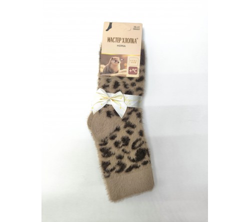 4807 Носки женск.мех норки 10шт МАСТЕР ХЛОПКА