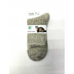 2602 Носки женск.из шерсти куницы  "330