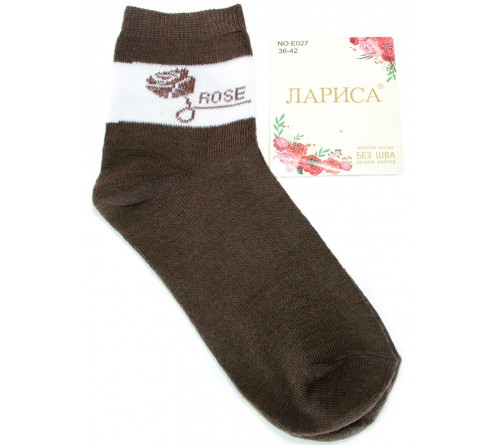 Е027 Носки женск.тонк.ЛАРИСА