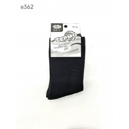 В362-1 Носки подрост.махра ЧЕРНЫЕ   BFL р-р35-40