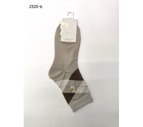 2320-6 Носки женск.90% хлопка плотные KATAY
