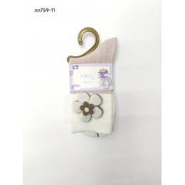 ЛЛ759-11 Носки женск. ШЕРСТЬ СОБОЛЯ со цыктком  УЮТ