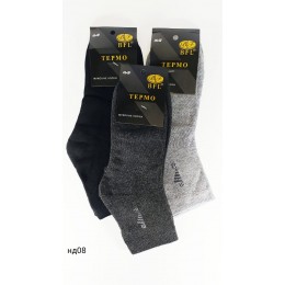 НД08 Носки мужск.махра укороч. 3 полоски BFL НД08 Носки мужск.махра укороч. 3 полоски BFL