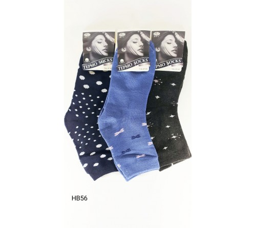 НВ56 Носки женск.махра длинные   BFL